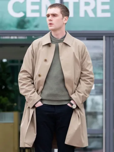 Mitchell Robertson Curfew Season 1 Beige Coat