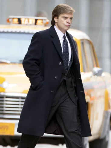 Sebastian Stan The Apprentice 2024 Black Trench Coat