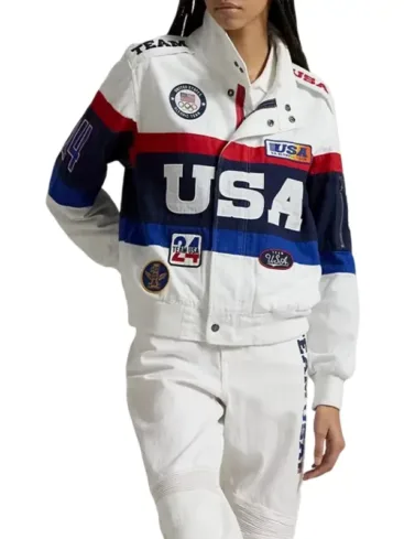 Team USA Closing Ceremony White Jacket