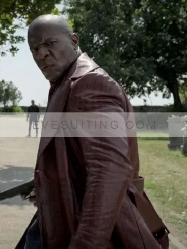 Terry Crews The Killer’s Game 2024 Leather Coat