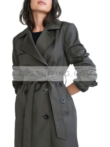 Women's Grey Trench Coat