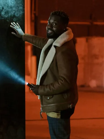 Dark Matter Season 1 Dayo Okeniyi Shearling Jacket