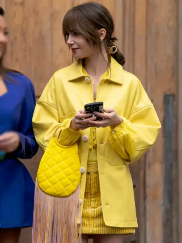 Emily Cooper Emily In Paris Season 4 Yellow Jacket