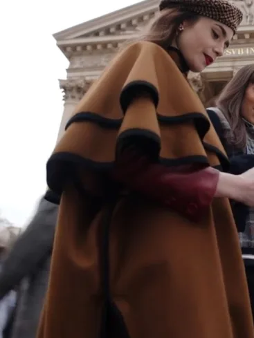 Emily in Paris S04 Cape Coat