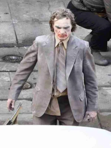 Joker Folie à Deux 2024 Arthur Fleck Grey Suit