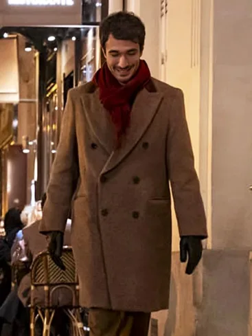 Marcello Emily In Paris S04 Brown Trench Coat