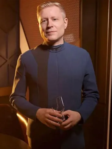 Paul Stamets Star Trek Discovery Season 5 Blue Uniform Jacket