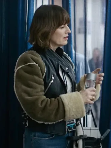 Rosemarie DeWitt Leather Jacket