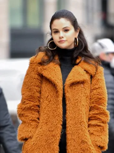 Selena Gomez Only Murders In The Building Mabel Mora Fur Long Coat