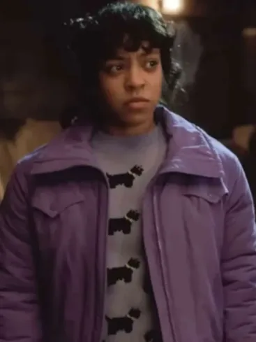 Stranger Things S05 Erica Sinclair Purple Jacket