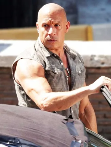 Vin Diesel Fast X 2023 Grey Vest