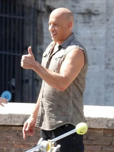 Vin Diesel Grey Vest