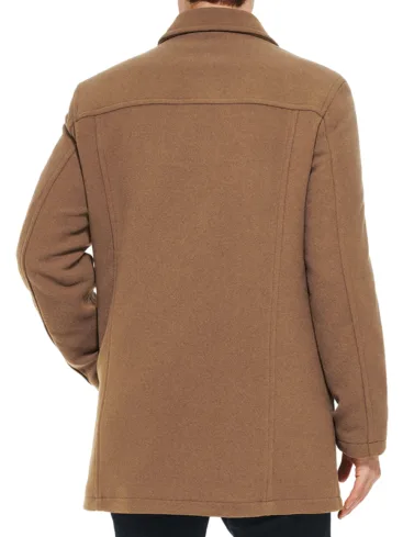 Camel Wool Car Coat