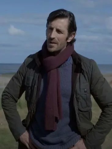 Eoin Macken Movie Tis the Season to Be Irish 2024 Sean Green Cotton Jacket