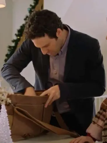 Jake Epstein Movie Sincerely Truly Christmas 2024 Robert Riley Black Blazer