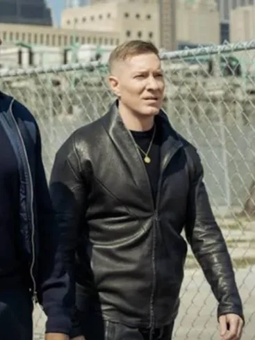 Joseph Sikora Power Book IV Force Tommy Egan Black Leather Jacket