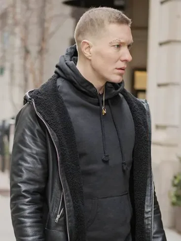 Joseph Sikora Power Book Tommy Egan Hooded Black Leather Jacket