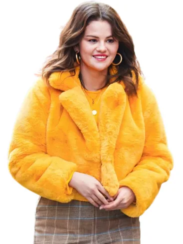 Mabel Mora Yellow Fur Jacket