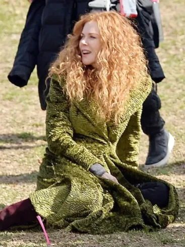 Nicole Kidman Green Coat