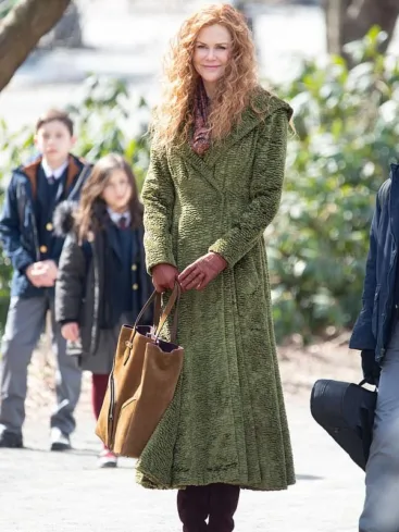 Nicole Kidman The Undoing Season 1 Grace Sachs Green Long Coat