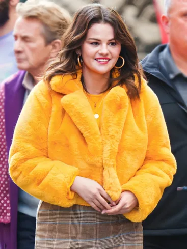 Only Murders in the Building S04 Selena Gomez Yellow Jacket