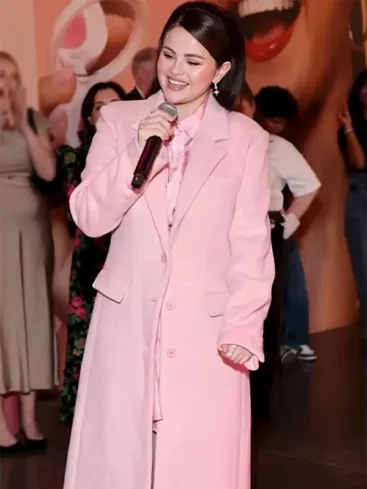 Selena Gomez Rare Beauty Pink Coat