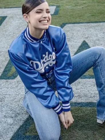 Sofia Carson Dodgers Jacket