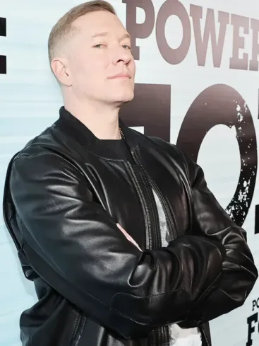 Tommy Egan Power Book IV Force Joseph Sikora Black Leather Jacket