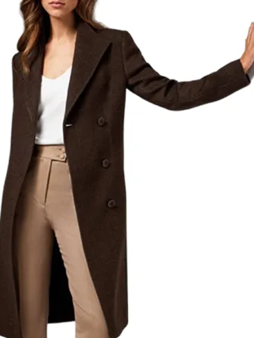 Women's Wrap Wool Coat