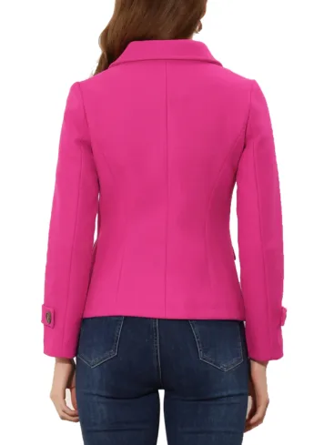 Women's Pink Peacoat