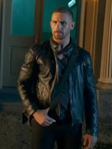 Adam Woodward Black Leather Jacket