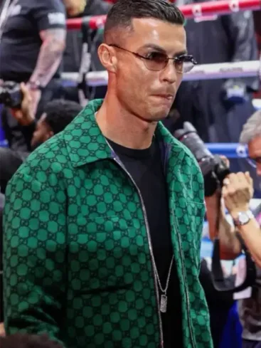 Cristiano Ronaldo Green Jacket