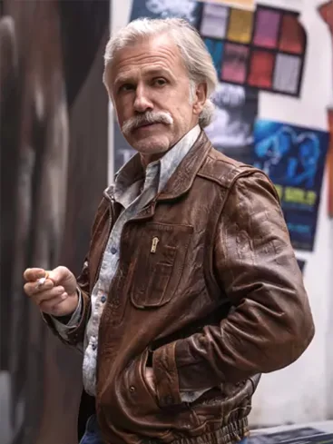 Danny Dolinski Old Guy 2025 Brown Leather Jacket