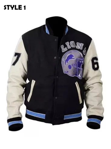 Detroit Lions Axel Foley Varsity Jacket