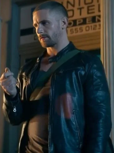 Man With No Past 2025 Adam Woodward Leather Jacket