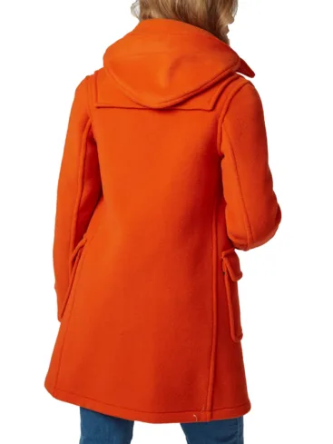 Women's Orange Duffle Coat