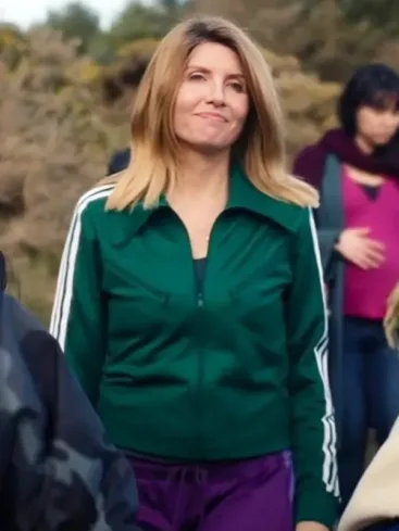 Eva Garvey Bad Sisters S02 Sharon Horgan Green Track Jacket