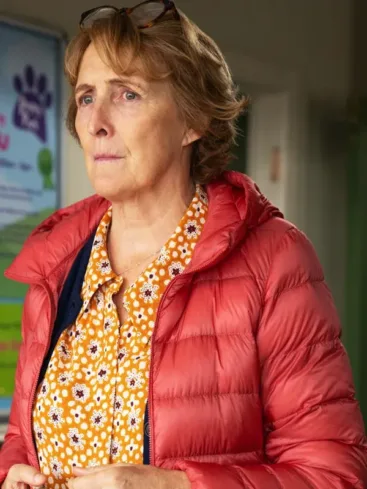 Fiona Shaw Bad Sisters Season 2 Puffer Jacket