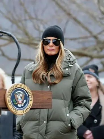 Melania Trump Green Jacket