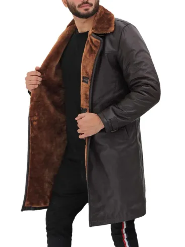 Men's Dark Brown Trench Coat