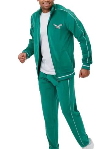 Philadelphia Eagles Velour Tracksuit