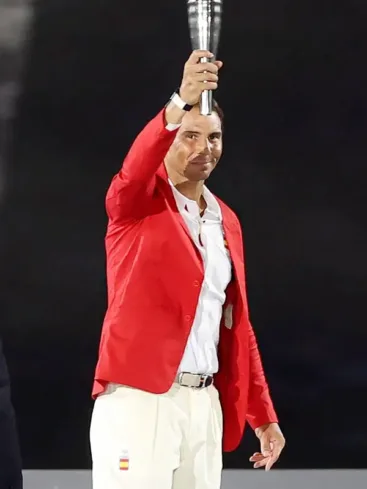 Rafael Nadal Red Blazer Coat